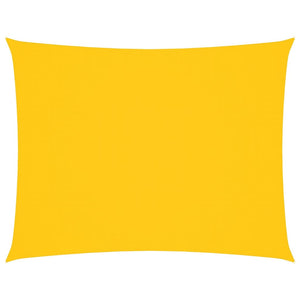 vidaXL Sun Shade Sail Oxford Fabric Rectangular 5x6 m Yellow