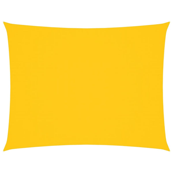 vidaXL Sun Shade Sail Oxford Fabric Rectangular 5x6 m Yellow