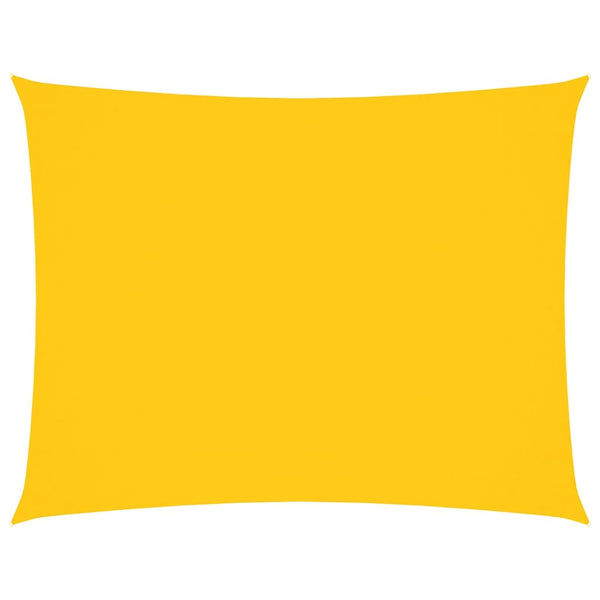 vidaXL Sun Shade Sail Oxford Fabric Rectangular 5x7 m Yellow