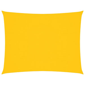 vidaXL Sun Shade Sail Oxford Fabric Rectangular 6x7 m Yellow