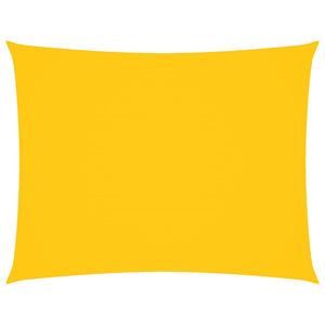 vidaXL Sun Shade Sail Oxford Fabric Rectangular 6x8 m Yellow
