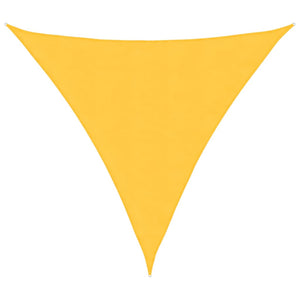 vidaXL Sun Shade Sail Oxford Fabric Triangular 3.6x3.6x3.6 m Yellow