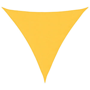 vidaXL Sun Shade Sail Oxford Fabric Triangular 4.5x4.5x4.5 m Yellow