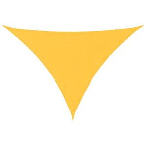 vidaXL Sun Shade Sail Oxford Fabric Triangular 4x5x5 m Yellow