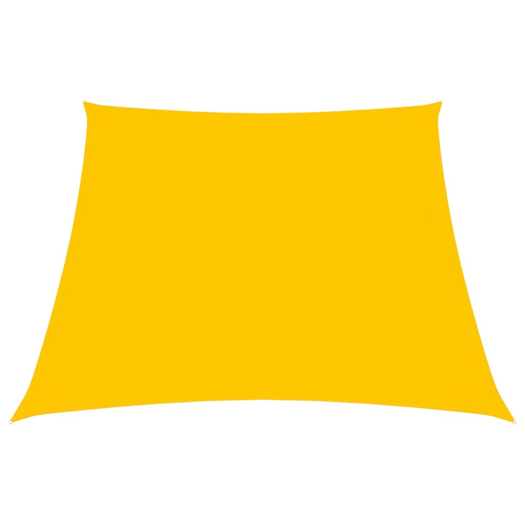 vidaXL Sun Shade Sail Oxford Fabric Trapezoidal 2/4x3 m Yellow