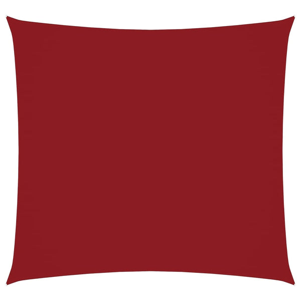 vidaXL Sun Shade Sail Oxford Fabric Square 2x2 m Red