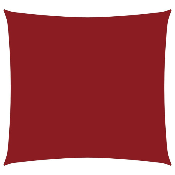vidaXL Sun Shade Sail Oxford Fabric Square 3x3 m Red