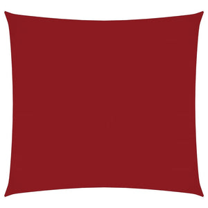 vidaXL Sun Shade Sail Oxford Fabric Square 4x4 m Red