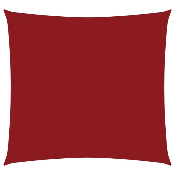 vidaXL Sun Shade Sail Oxford Fabric Square 4x4 m Red