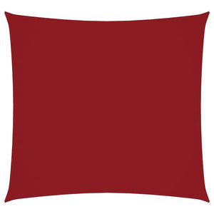 vidaXL Sun Shade Sail Oxford Fabric Square 6x6 m Red