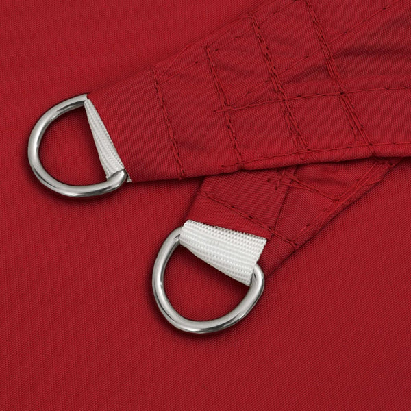 vidaXL Sun Shade Sail Oxford Fabric Rectangular 2x3.5 m Red