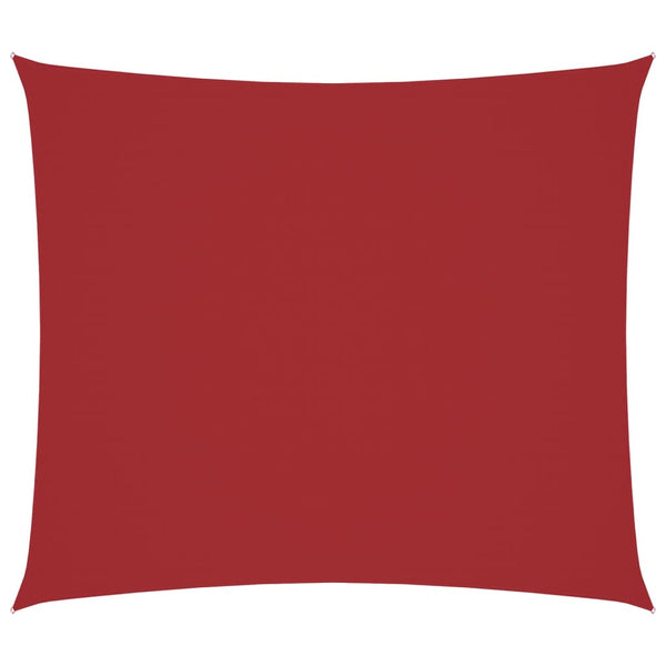vidaXL Sun Shade Sail Oxford Fabric Rectangular 2.5x3 m Red
