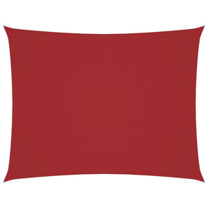 vidaXL Oxford Fabric Sun Shade Sail Rectangular 2.5x3.5 m Red