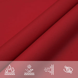 vidaXL Oxford Fabric Sun Shade Sail Rectangular 2.5x3.5 m Red