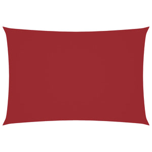 vidaXL Sun Shade Sail Oxford Fabric Rectangular 2.5x4.5 m Red