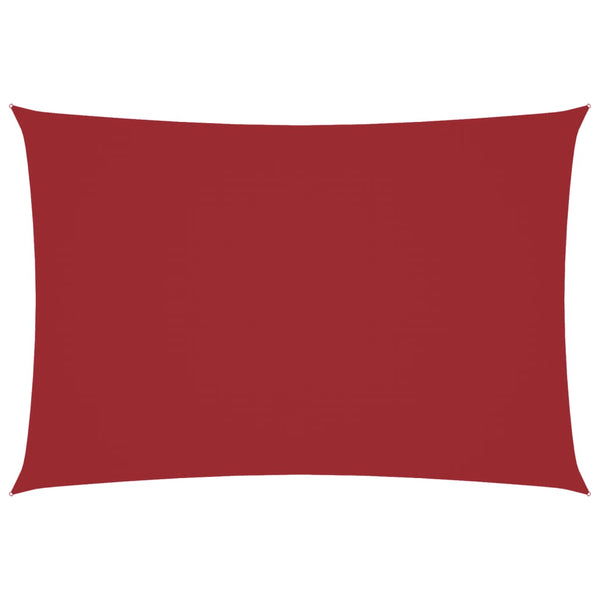 vidaXL Sun Shade Sail Oxford Fabric Rectangular 2.5x4.5 m Red