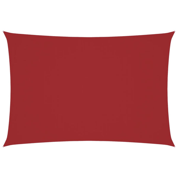 vidaXL Sun Shade Sail Oxford Fabric Rectangular 3x6 m Red