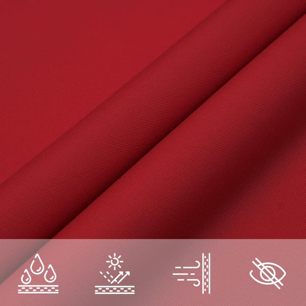 vidaXL Sun Shade Sail Oxford Fabric Rectangular 3.5x4.5 m Red