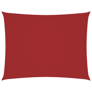 vidaXL Sun Shade Sail Oxford Fabric Rectangular 3.5x5 m Red