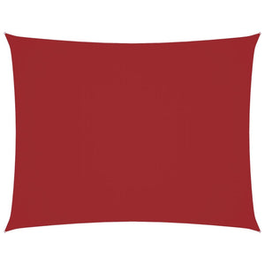 vidaXL Sun Shade Sail Oxford Fabric Rectangular 4x5 m Red