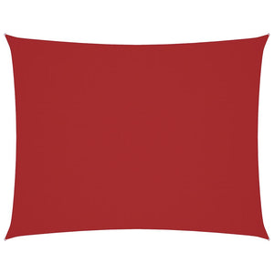 vidaXL Sun Shade Sail Oxford Fabric Rectangular 4x6 m Red