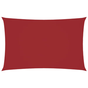 vidaXL Sun Shade Sail Oxford Fabric Rectangular 5x8 m Red