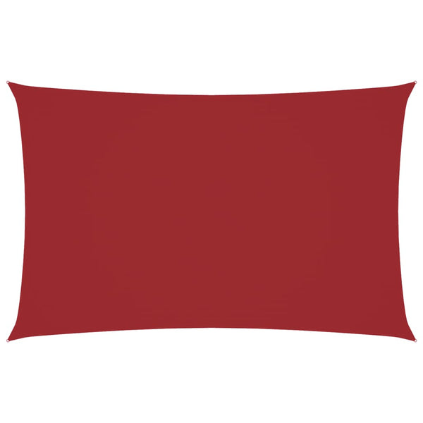 vidaXL Sun Shade Sail Oxford Fabric Rectangular 5x8 m Red