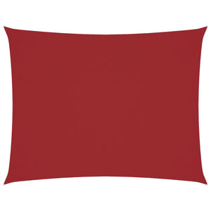 vidaXL Sun Shade Sail Oxford Fabric Rectangular 6x7 m Red