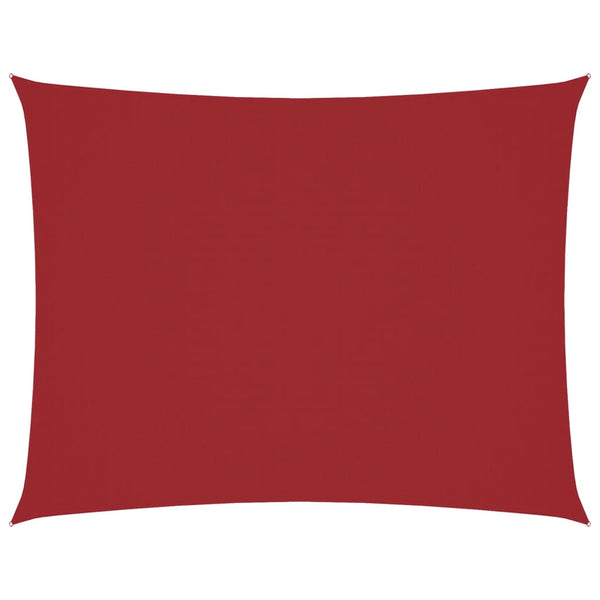 vidaXL Sun Shade Sail Oxford Fabric Rectangular 6x7 m Red