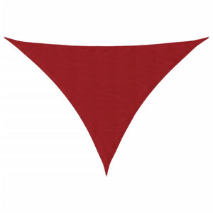 vidaXL Sun Shade Sail Oxford Fabric Triangular 3x4x4 m Red