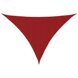 vidaXL Sun Shade Sail Oxford Fabric Triangular 5x5x6 m Red