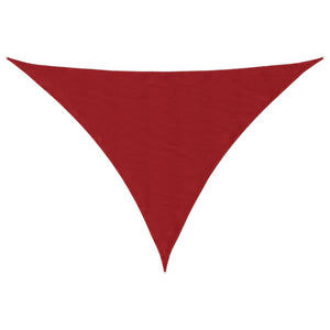 vidaXL Sun Shade Sail Oxford Fabric Triangular 4x5x6.4 m Red