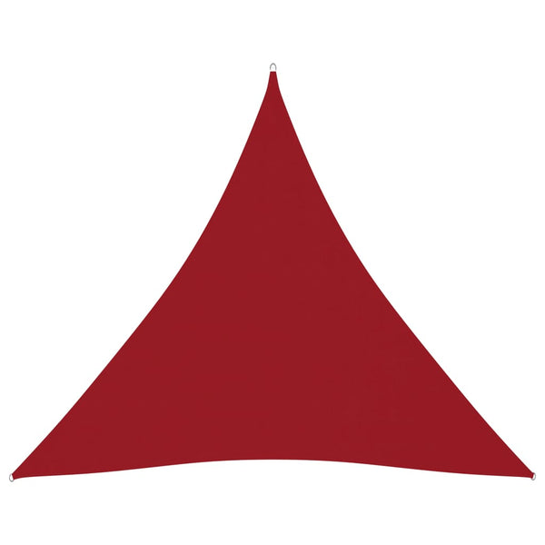 vidaXL Sun Shade Sail Oxford Fabric Triangular 6x6x6 m Red