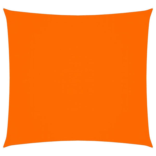 vidaXL Sun Shade Sail Oxford Fabric Square 5x5 m Orange