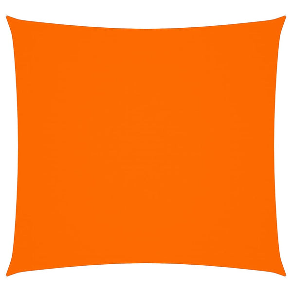 vidaXL Sun Shade Sail Oxford Fabric Square 7x7 m Orange