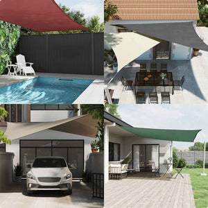vidaXL Sun Shade Sail Oxford Fabric Rectangular 2x3.5 m Orange