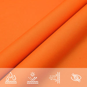 vidaXL Sun Shade Sail Oxford Fabric Rectangular 2.5x5 m Orange