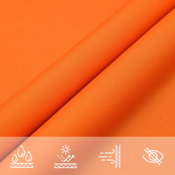 vidaXL Sun Shade Sail Oxford Fabric Rectangular 3x5 m Orange