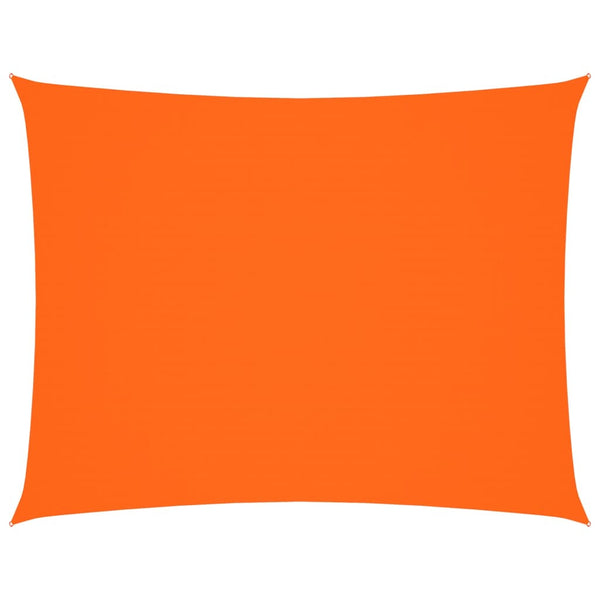 vidaXL Sun Shade Sail Oxford Fabric Rectangular 3.5x4.5 m Orange