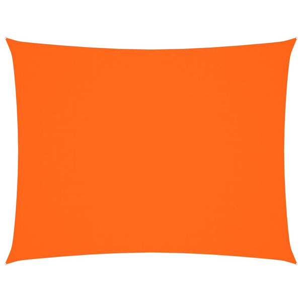 vidaXL Sun Shade Sail Oxford Fabric Rectangular 5x7 m Orange