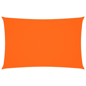 vidaXL Sun Shade Sail Oxford Fabric Rectangular 5x8 m Orange