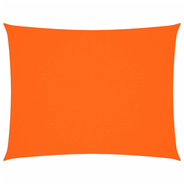 vidaXL Sun Shade Sail Oxford Fabric Rectangular 6x7 m Orange