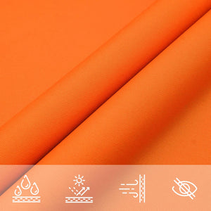 vidaXL Sun Shade Sail Oxford Fabric Rectangular 6x7 m Orange