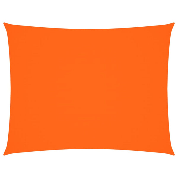 vidaXL Sun Shade Sail Oxford Fabric Rectangular 6x8 m Orange