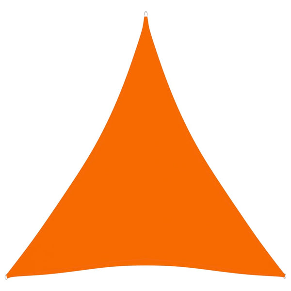 vidaXL Sun Shade Sail Oxford Fabric Triangular 3.6x3.6x3.6 m Orange