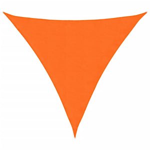 vidaXL Sun Shade Sail Oxford Fabric Triangular 4x4x4 m Orange