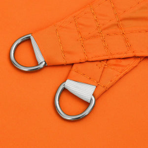 vidaXL Sun Shade Sail Oxford Fabric Triangular 5x7x7 m Orange