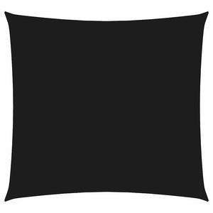 vidaXL Sun Shade Sail Oxford Fabric Square 2x2 m Black