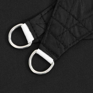 vidaXL Sun Shade Sail Oxford Fabric Square 2x2 m Black