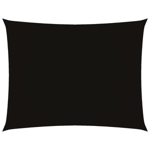 vidaXL Sun Shade Sail Oxford Fabric Rectangular 2x3 m Black